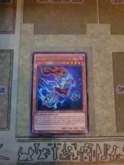 YUGIOH TCG THE PHANTOM KNIGHTS OF CLOVEN HELM WIRA-EN004 RARE 1ST EDITION - Image 1