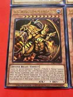 Blue-Eyes Dark Magician Red-Eyes + Ra + Obelisk + Slifer Egyptian God | YuGiOh! - Image 3
