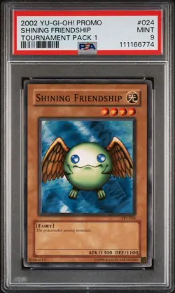 2002 Yu-Gi-Oh! Shining Friendship Tournament Pack 1 TP1 Common PSA 9 - Image 1