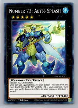 Number 73: Abyss Splash #DLCS-EN042 Dragons of Legend: The Complete Series G37 - Image 1