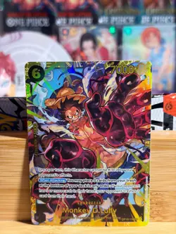 MONKEY.D.LUFFY (118) OP10-118 Royal Blood Secret Rare Foil One Piece TCG NM - Image 1
