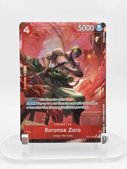 Roronoa Zoro ST21-015 - One Piece TCG Starter Deck EX: Gear 5 SR Foil NM - Image 1