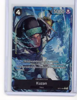 One Piece A Fist of Divine Speed Kuzan OP11-084 Parallel Alternate Alt Art NM - Image 1