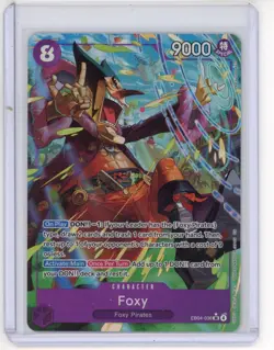 FOXY - One Piece EB04-036 - AA Alt Art Super Rare SR - The Azure Sea's Seven - Image 1
