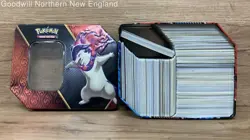 2.5LB Lot of Mixed Various Assorted Pokemon Cards CCG TCG Trading Cards w/ Tin - Image 2