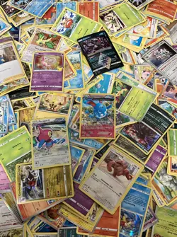 2.5LB Lot of Mixed Various Assorted Pokemon Cards CCG TCG Trading Cards w/ Tin - Image 3