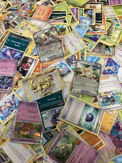 2.5LB Lot of Mixed Various Assorted Pokemon Cards CCG TCG Trading Cards w/ Tin - Image 5