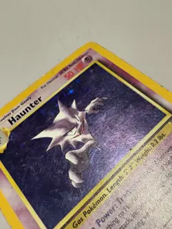 Haunter 6/62 Fossil Set Rare Holo Pokemon Card WOTC Vintage - MP - Image 5