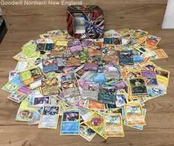 2.5LB Lot of Mixed Various Assorted Pokemon Cards CCG TCG Trading Cards w/ Tin - Image 1