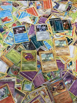 2.5LB Lot of Mixed Various Assorted Pokemon Cards CCG TCG Trading Cards w/ Tin - Image 2