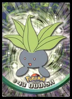 Pokemon Cards Oddish #43 Topps Trading Cards Series 1 LP *3 - Image 1