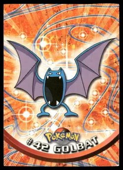 Pokemon Cards Golbat #42 Topps Trading Cards Series 1 LP - Image 1