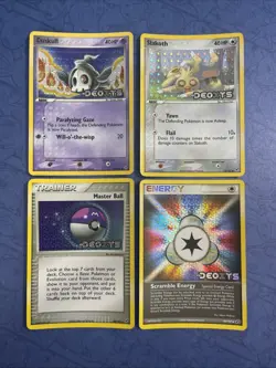 Pokemon TCG EX Deoxys Rare Stamped Reverse Holo Bundle Lot 4 Cards - (Warped) NM - Image 1