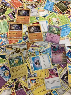2.5LB Lot of Mixed Various Assorted Pokemon Cards CCG TCG Trading Cards - Image 2