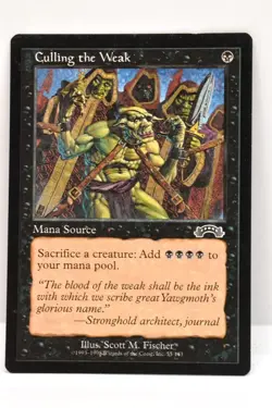 MTG, CULLING THE WEAK, EXODUS, NM, NEVER BEEN PLAYED - Image 1