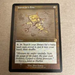 MTG Magic: The Gathering FOIL Journeyer's Kite Schematic BRO Brothers War NM! - Image 1