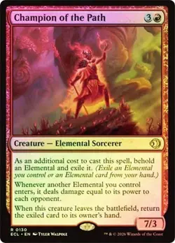 Champion of the Path - FOIL - Lorwyn Eclipsed - MtG- NM - Image 1