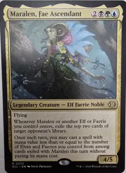MTG Maralen, Fae Ascendant Commander Deck – Sultai Elf/Faerie Tribal - Image 1
