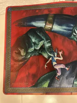 MTG Juzam Djinn Playmat Signed Mark Tedin Rare - Image 4