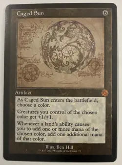 Caged Sun (Schematic) The Brothers' War: Retro Frame Artifacts Regular - Image 1