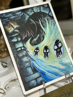 MTG Dark Ritual - Full Art / Altered - / Magic the Gathering Alter - Image 2