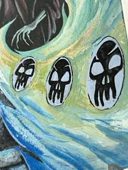 MTG Dark Ritual - Full Art / Altered - / Magic the Gathering Alter - Image 4