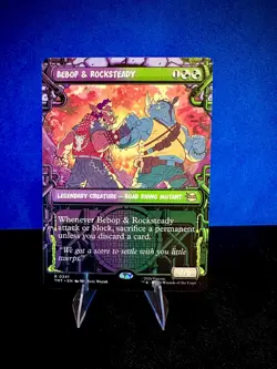 MTG Teenage Mutant Ninja Turtles Bebop & Rocksteady Showcase 0241 NM Rare - Image 1