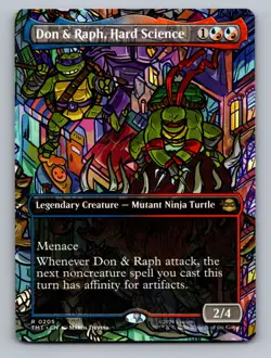 Don & Raph, Hard Science (Borderless) R Teenage Mutant Ninja Turtles 205 NM - Image 1