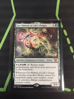 MTG Magic The Gathering Go-Shintai Of Life’s Blessing NEC Mythic Shrine Green - Image 1