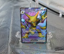 Pokemon TCG Alakazam ex 188/165 Scarlet & Violet 151 Ultra Rare Pack Fresh - Image 1
