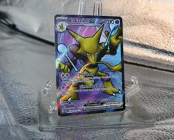 Pokemon TCG Alakazam ex 188/165 Scarlet & Violet 151 Ultra Rare Pack Fresh - Image 3