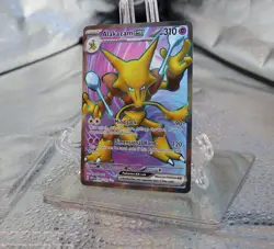 Pokemon TCG Alakazam ex 188/165 Scarlet & Violet 151 Ultra Rare Pack Fresh - Image 4