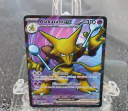 Pokemon TCG Alakazam ex 188/165 Scarlet & Violet 151 Ultra Rare Pack Fresh - Image 5