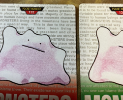 Ditto No. 132 Green & Red Set Bandai Carddass Series 1996 Pokemon Japanese #2657 - Image 4