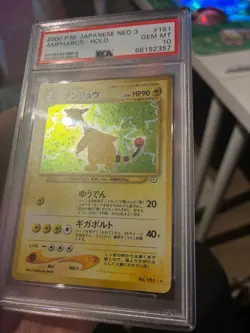 PSA 10 Ampharos Japanaese Neo 3 (Neo Revelation) Pokemon Japanese 2000 - Image 4