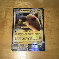 Ampharos EX ~ 27/98 ~ Half Art ~ ANCIENT ORIGINS ~ LIGHT PLAY ~ Pokemon Card - Image 1