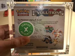 POKEMON XY EVOLUTIONS BOOSTER BOX 36x SEALED + ACRYLIC CASE ENG - NO CHARIZARD - Image 2