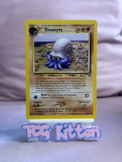 MINT | Omanyte 60/75 | Common | Neo Discovery | Pokemon | WOTC - TCGKITTEN - Image 1