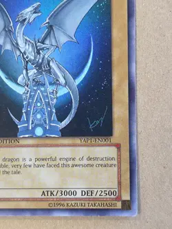 Yugioh Blue-Eyes White Dragon YAP1-EN001 Limited Edition Anniversary Pack MP - Image 5
