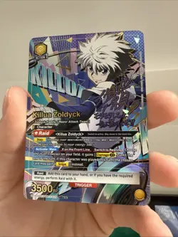 Union Arena Killua Zoldyck UEX04BT/HTR-2-029 SR** Alt Art - Image 1