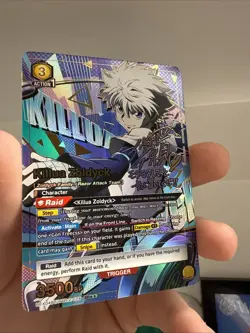 Union Arena Killua Zoldyck UEX04BT/HTR-2-029 SR** Alt Art - Image 2