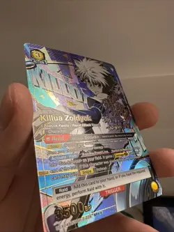 Union Arena Killua Zoldyck UEX04BT/HTR-2-029 SR** Alt Art - Image 3