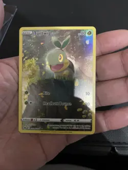 Pokemon TCG Crown Zenith Turtwig Galarian Gallery Ultra Rare Holo Card GG31/GG70 - Image 1