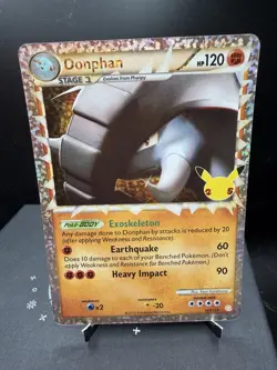 Pokemon TCG SWSH Celebrations Donphan 107/123 Classic Collection Reprint NM! - Image 1