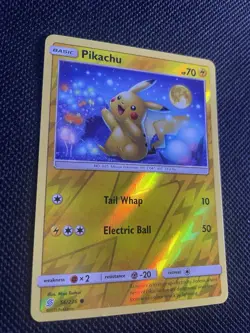 Pikachu 56/236 Sm- Unified Minds Set Reverse Holo Pokemon TCG - Image 3