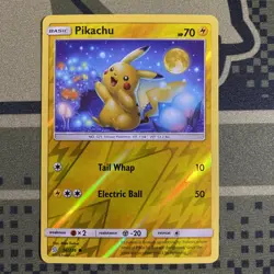 Pikachu 56/236 Sm- Unified Minds Set Reverse Holo Pokemon TCG - Image 1