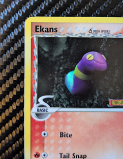 Ekans Delta Species 47/101 Dragon Frontiers Reverse Holo LP Pokemon TCG Vintage - Image 2