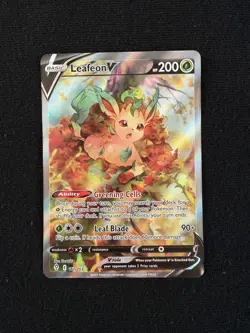 Leafeon V 167/203 - Alt art Evolving Skies Pokemon TCG 2021 - Mint Condition NM - Image 1