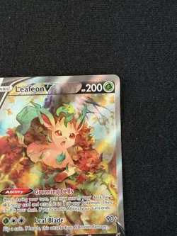 Leafeon V 167/203 - Alt art Evolving Skies Pokemon TCG 2021 - Mint Condition NM - Image 3