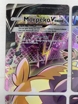 Pokemon TCG Morpeko V-Union SWSH 287 288 289 290 Black Star Promo SET Marnie NM - Image 3